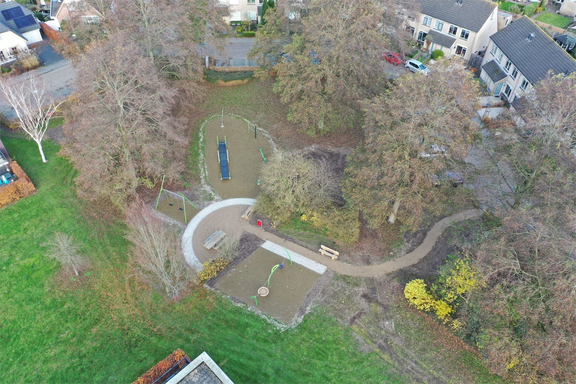 Zelfs vanuit de lucht ziet het er strak uit